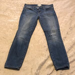 Current/Elliott The Stiletto ankle skinny jeans